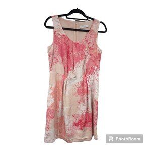 Women's Fit & Flare Pink Sleeveless Dress Size 8